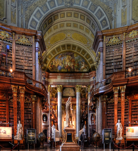 экскурсии по вене Национальная библиотека в Вене