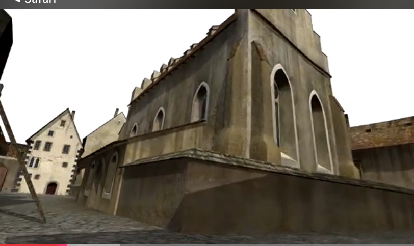 еврейская Вена Музей Синагоги в Вене. Компьютерная реконструкция